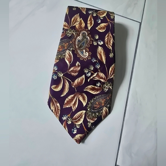 sheaf&Caber Other - Vintage Purple and Gold Classic Tie